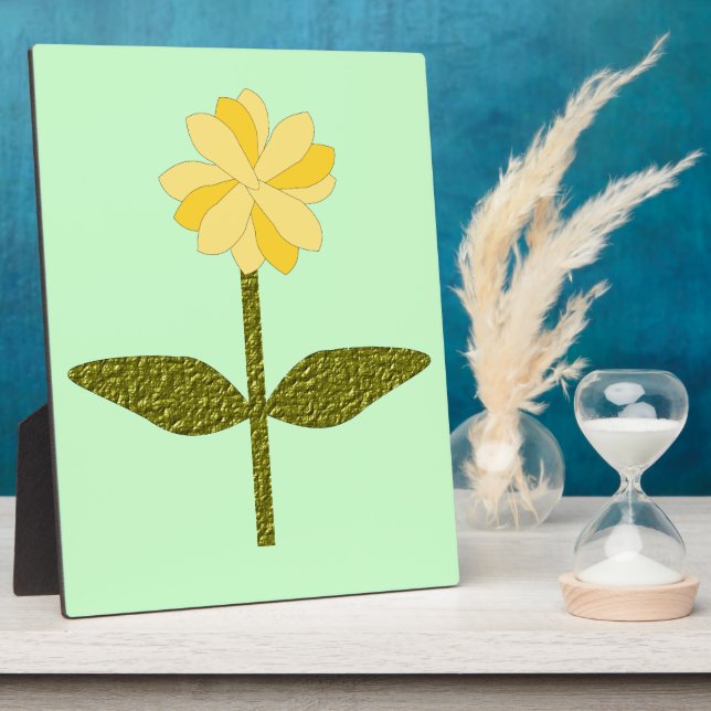 Photo Plaque de fleurs de marguerite jaune (Côté)
