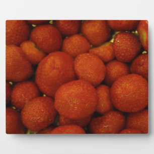 Photo Plaque de fraises juteuses