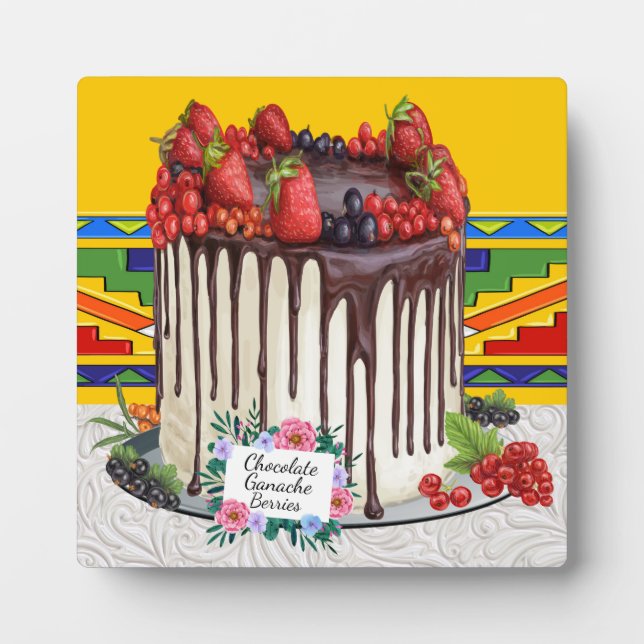 Photo Plaque de gâteau Divinitement Décadente (Devant)