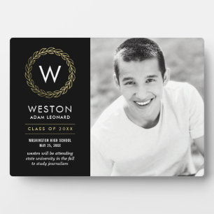 Photo Plaque de graduation de la couleur de couronne cla