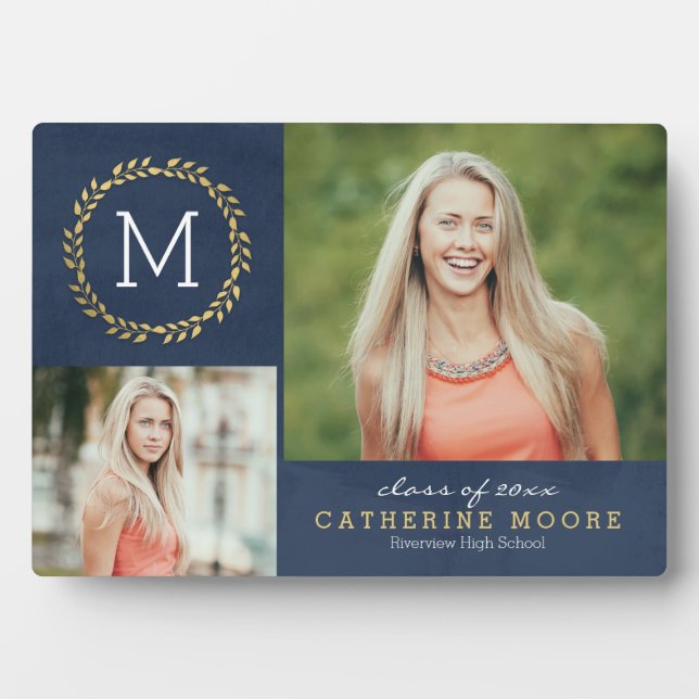 Photo Plaque de graduation de la première version modifi (Devant)