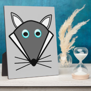 Photo Plaque de Halloween Loup Mignon