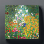 Photo Plaque de jardin fleurie Gustav Klimt<br><div class="desc">Plaque du jardin des fleurs Gustav Klimt. Peinture à l'huile sur toile de 1907. Achevé durant sa phase d’or, Flower Garden est l’un des tableaux paysagers les plus célèbres de Klimt. Les couleurs d'été éclatent dans cette oeuvre avec un beau mélange de fleurs orange, rouge, violet, bleu, rose et blanc....</div>