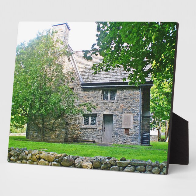 Photo Plaque de la maison de pierre (Côté)