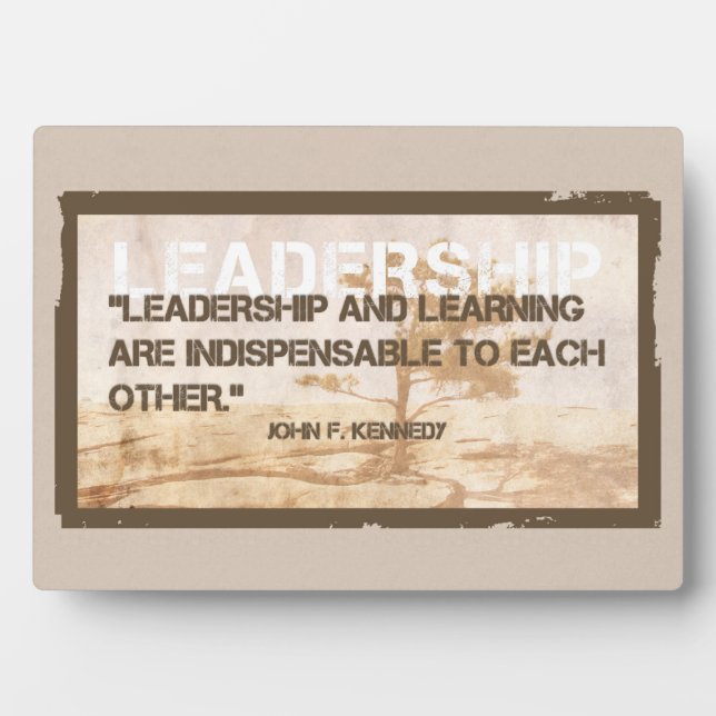 Photo Plaque de leadership (Devant)