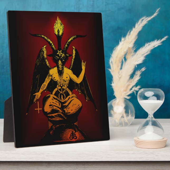 Photo Plaque de levage de chèvre satanique 8x10 (Côté)