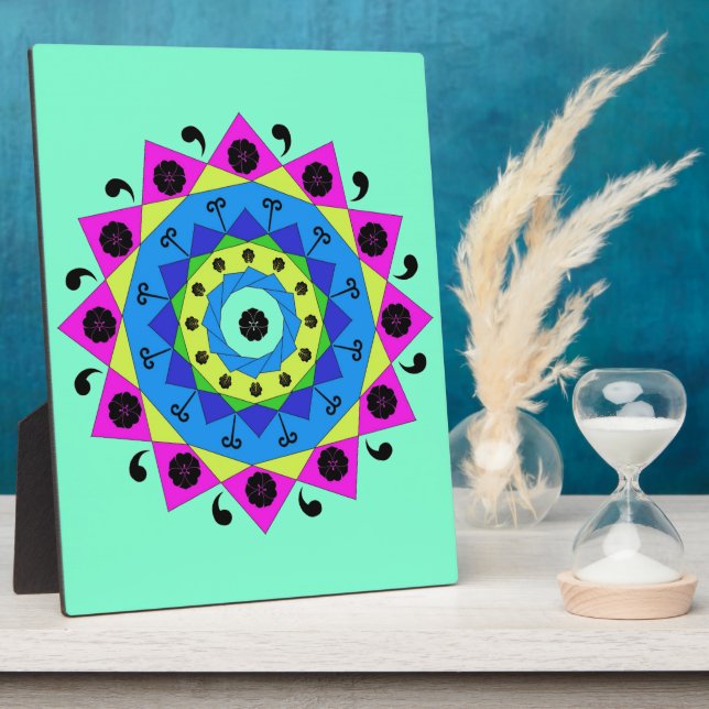 Photo Plaque de Mandala (Côté)