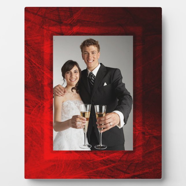 Photo Plaque de Mariage gothique Rose (Devant)
