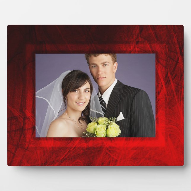 Photo Plaque de Mariage gothique Rose (Devant)