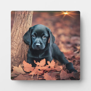 Photo Plaque de marionnettes Black Lab