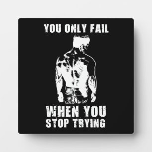 Photo Plaque de motivation de la réussite et de la gym