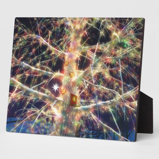 Photo Plaque de Noël Treehouse (Côté)