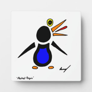 Photo Plaque de pingouin Abstraite