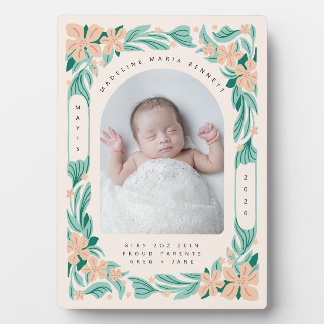 Photo Plaque de plantes douces (Devant)