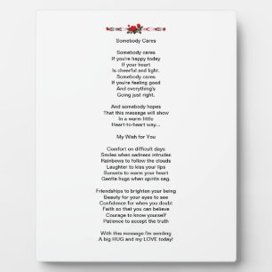 Photo Plaque de poème