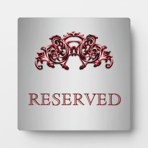 Photo Plaque de restaurant de table réservée