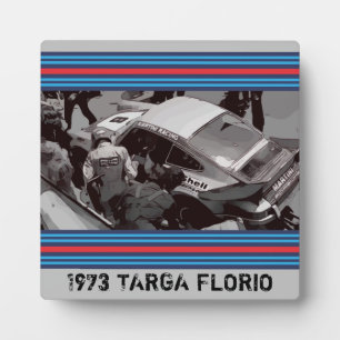 Photo Plaque de table 1973 RACING avec chevalet