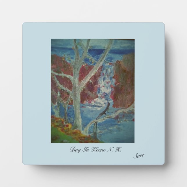 Photo Plaque de table à l'acier : Day In Keene N.H. (Devant)