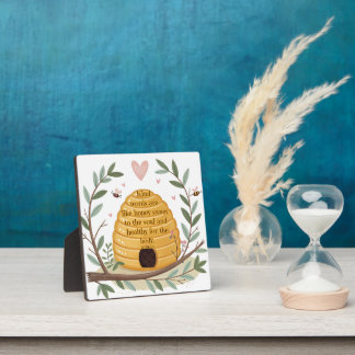 Photo Plaque de table avec chevalet Proverbes 16:24