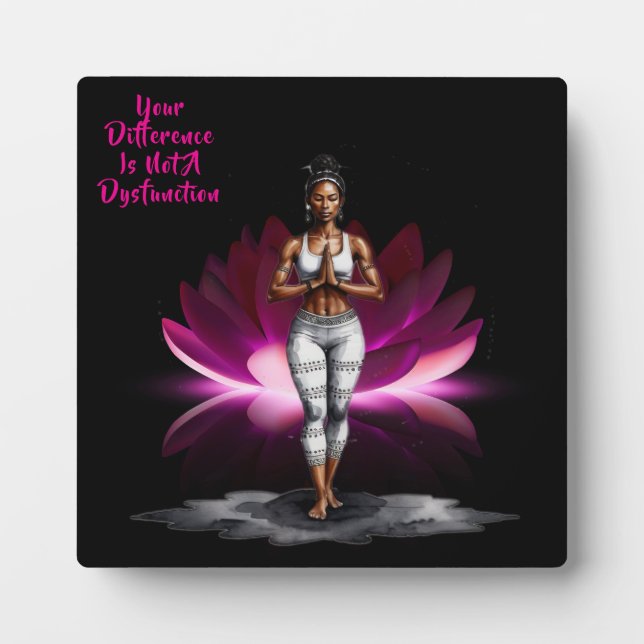 Photo Plaque de table de la différence de sagesse avec d (Devant)