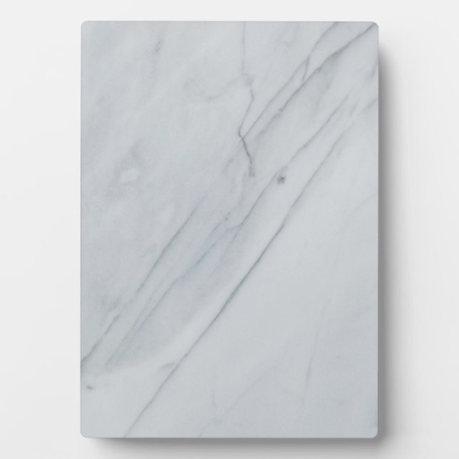 Photo Plaque de table en pierre de Marbre blanc à l'Ease (Devant)