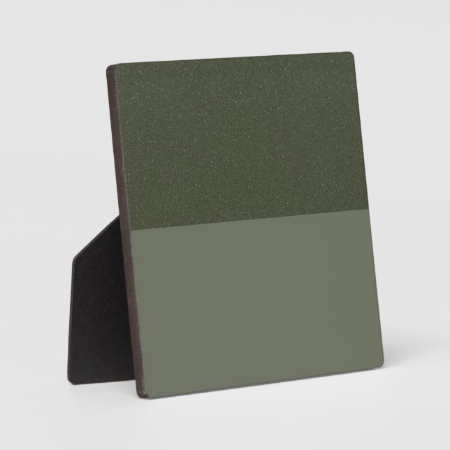 Photo Plaque de table verte en mousse personnalisée avec (Recto)