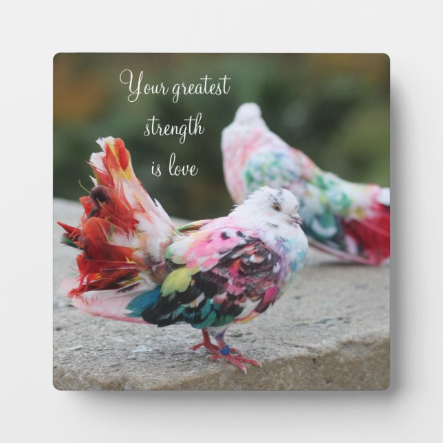 Photo Plaque de table Words of Wisdom avec Easel (Devant)