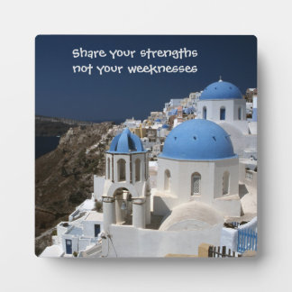 Photo Plaque de table Words of Wisdom avec Easel