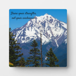 Photo Plaque de table Words of Wisdom avec Easel