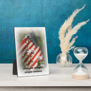 Photo Plaque de table Words of Wisdom avec Easel