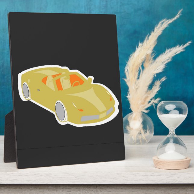 Photo Plaque de voiture de sport (Côté)