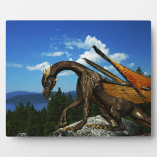 Photo Plaque de vue sur le lac
