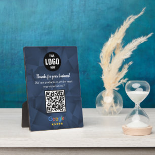 Photo Plaque d'entreprise avec code QR personnalisé pour