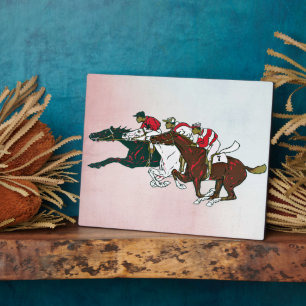 Photo Plaque des chevaux de course