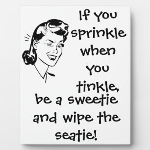 Photo Plaque d'humour rétro noir et blanc