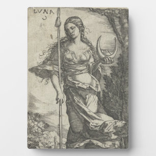 Photo Plaque d'illustration Vintage Diana Luna