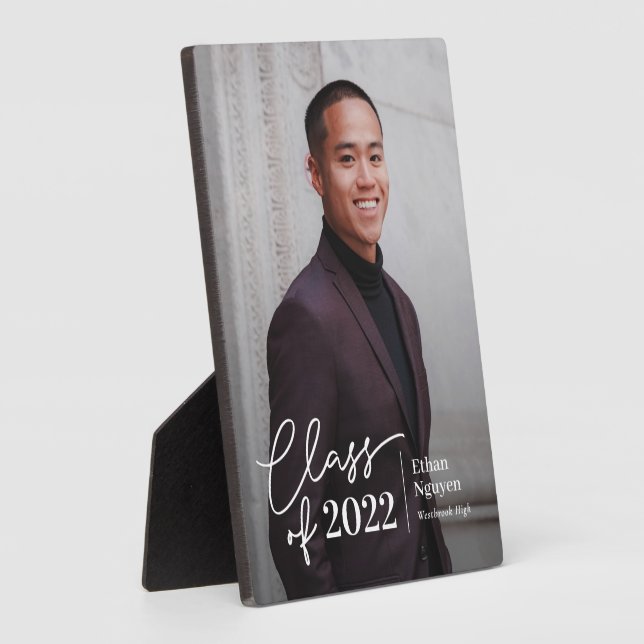 Photo Plaque d'obtention d'un diplôme de COULEUR ÉDITABL (Côté)