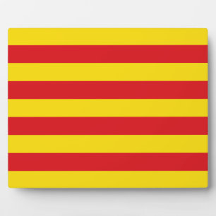 Photo Plaque Drapeau Catalogne