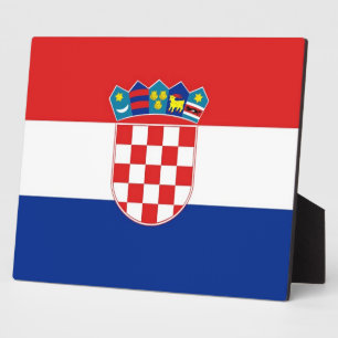 Photo Plaque Drapeau Croate