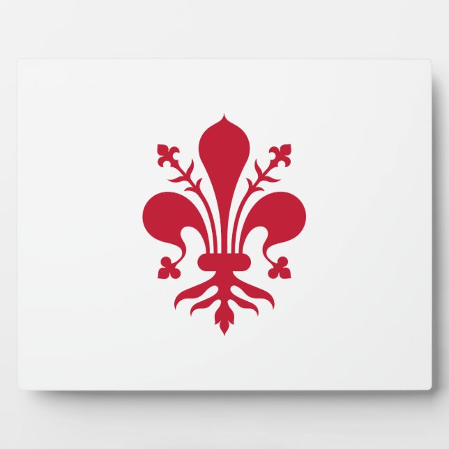 Photo Plaque Drapeau de Florence (Devant)