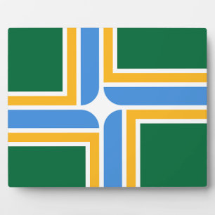 Photo Plaque drapeau de Portland City