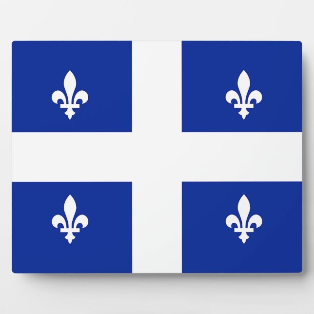Photo Plaque drapeau du Québec (Devant)