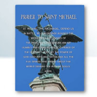 Plaque du chevalet de prière St. Michael