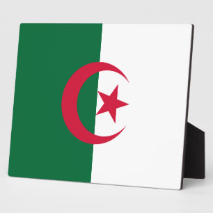 Photo Plaque du drapeau algérien