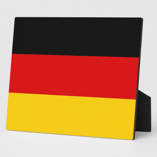 Photo Plaque du drapeau allemand (Côté)