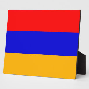 Photo Plaque du drapeau arménien