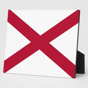 Photo Plaque du drapeau de l'État de l'Alabama