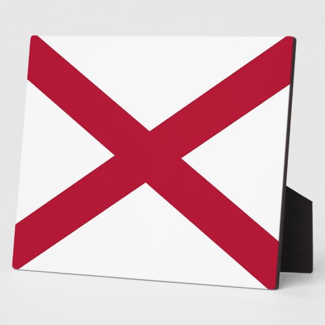 Photo Plaque du drapeau de l'État de l'Alabama (Côté)