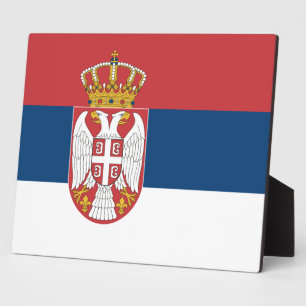 Photo Plaque du Drapeau de Serbie