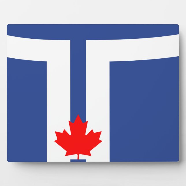 Photo Plaque du drapeau de Toronto (Devant)